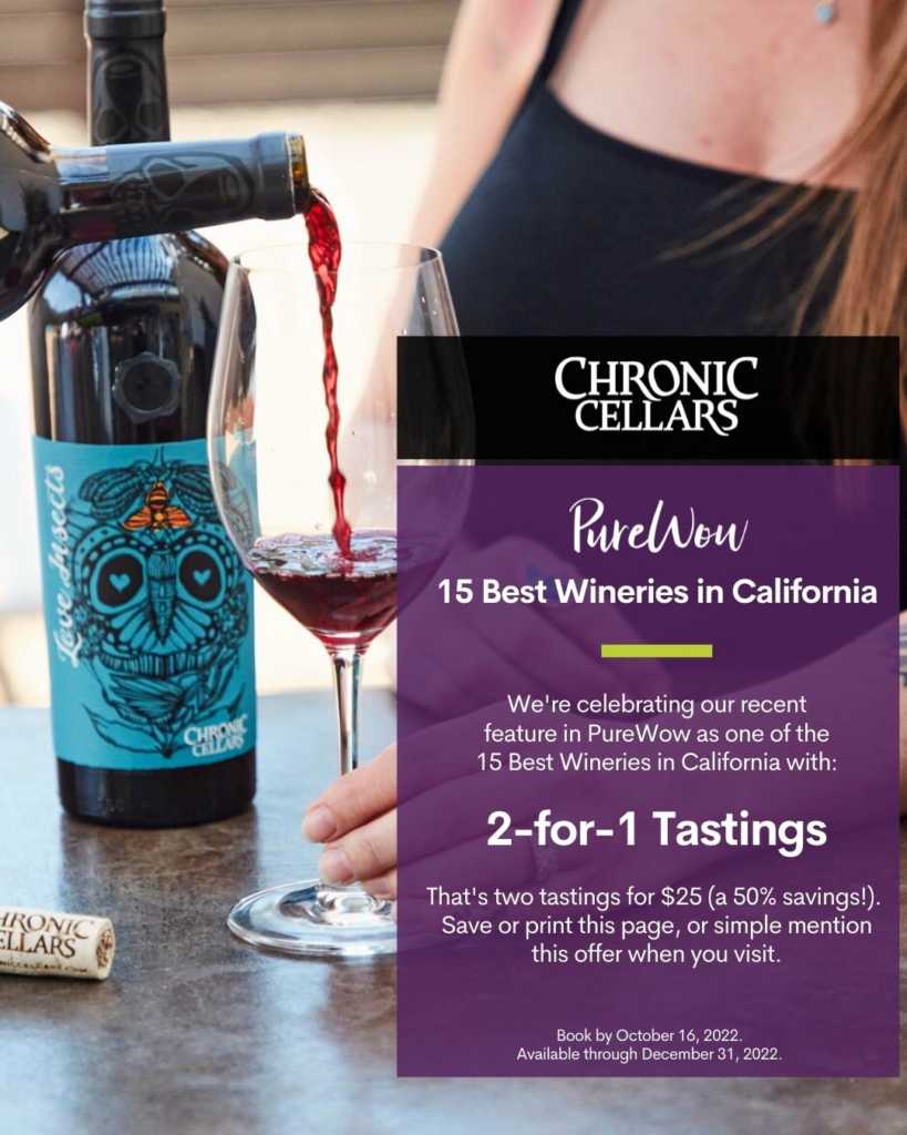 Chronic 2-for-1 Tasting